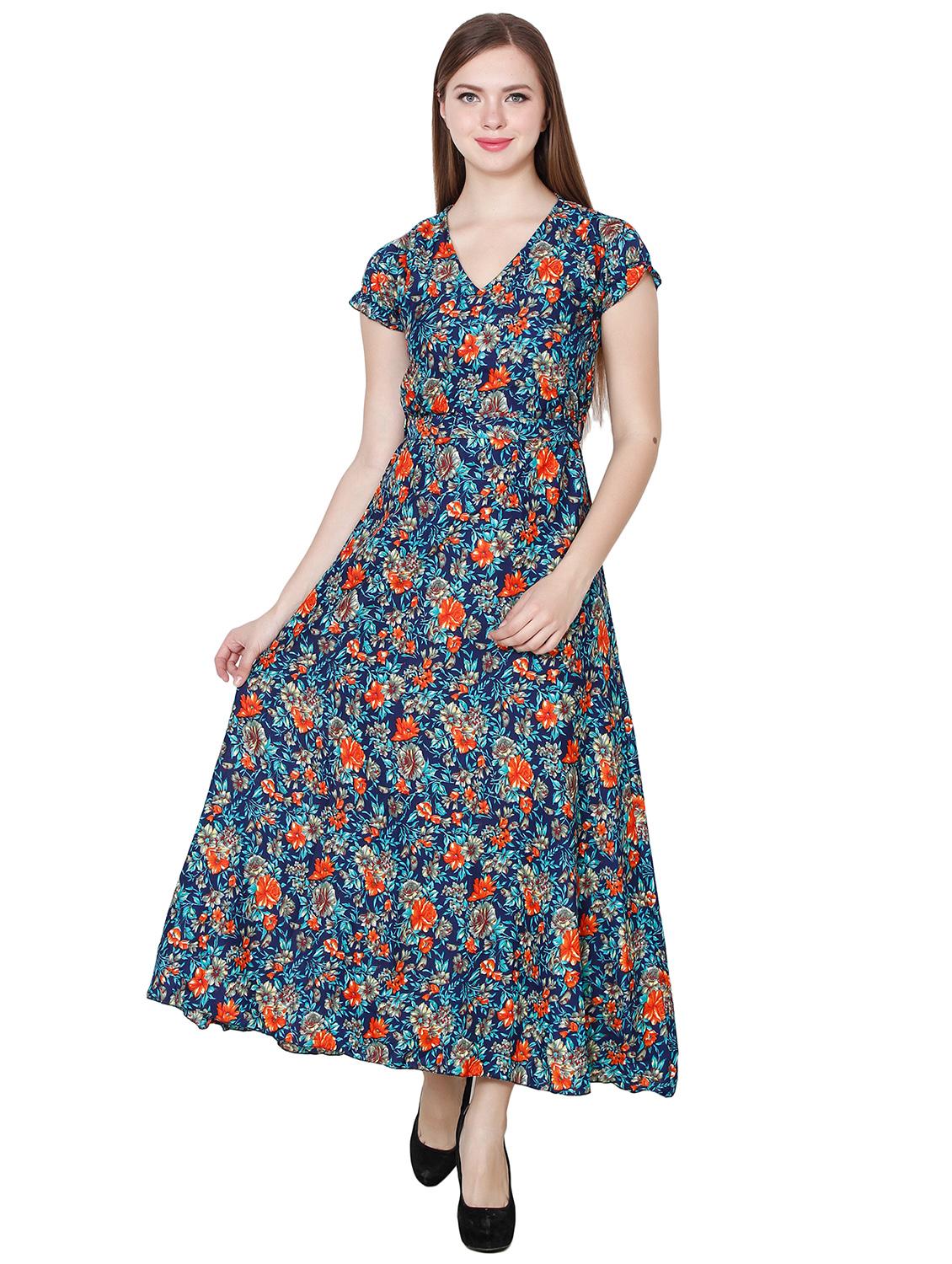 women's fit & flare floral dress
