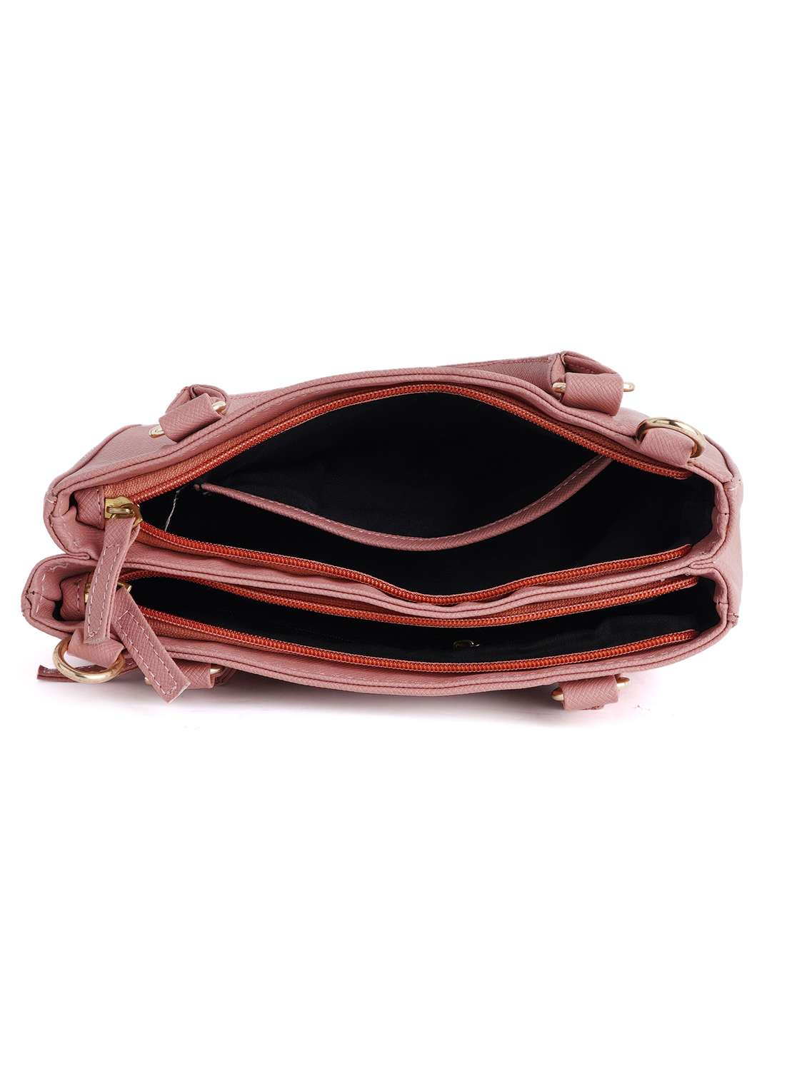 pink solid regular handbag - 18452629 - Standard Image - 2
