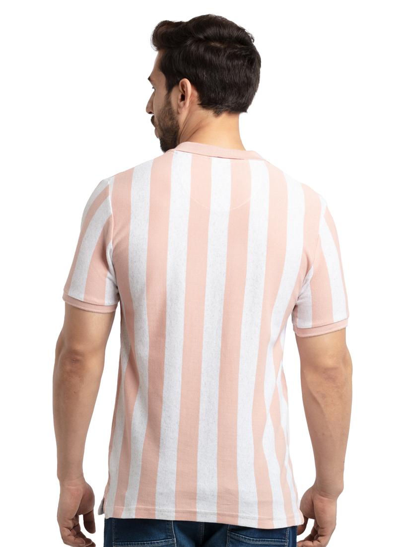 rose-water striped polo t-shirt - 18453533 - Standard Image - 2