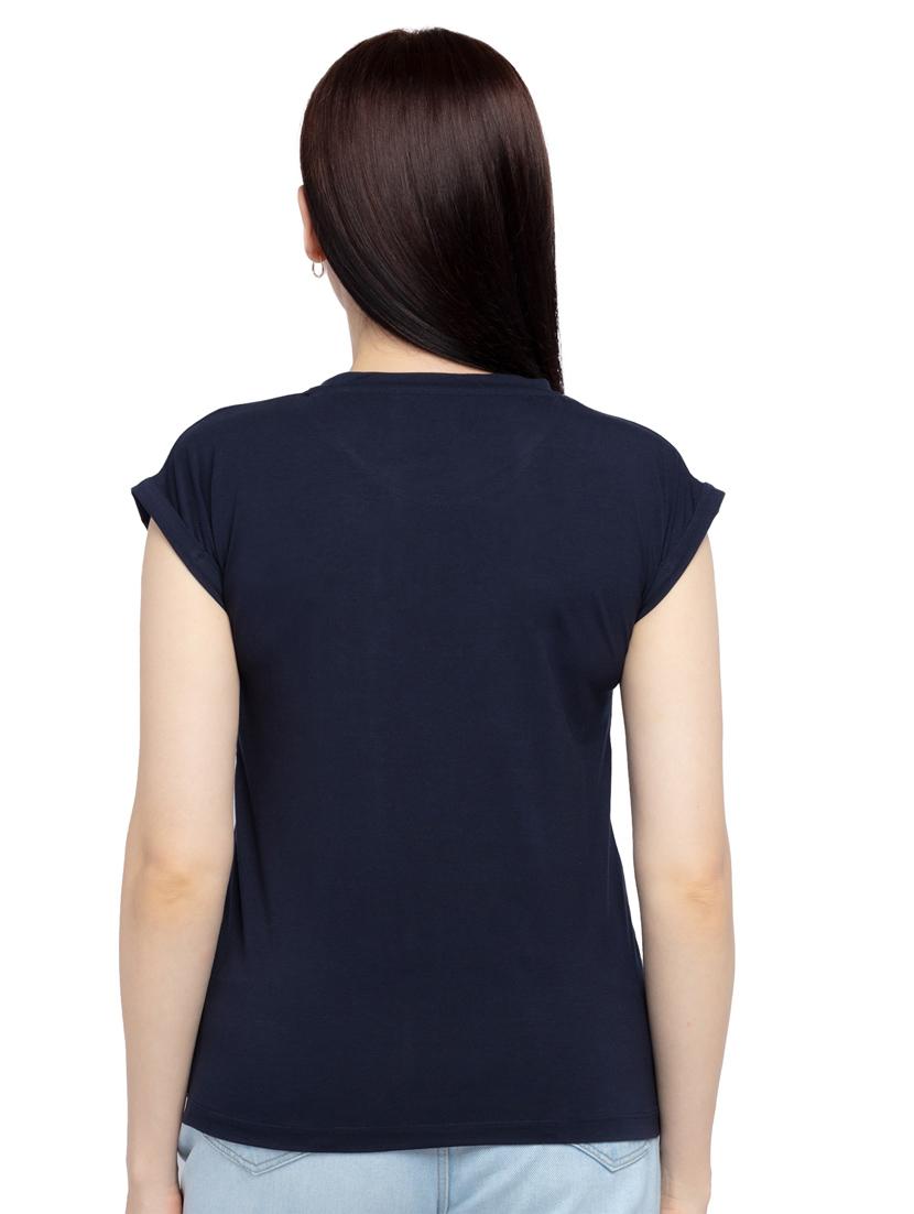 round neck printed regular tee - 18453548 - Standard Image - 2