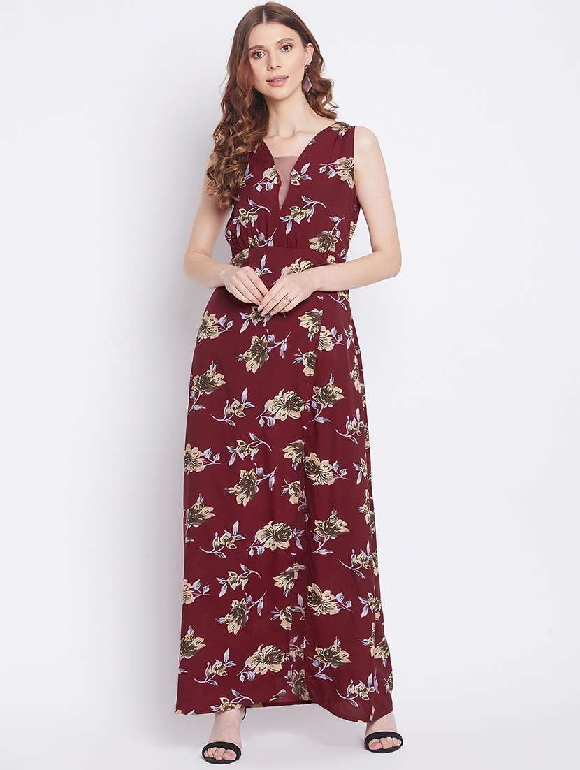 women's fit & flare floral dress