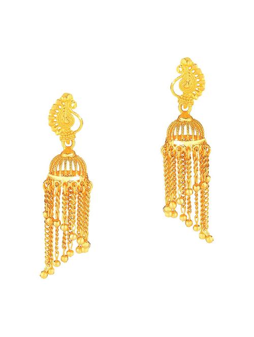  graceful delightful jhumka earrings - 18453869 -  Standard Image - 0