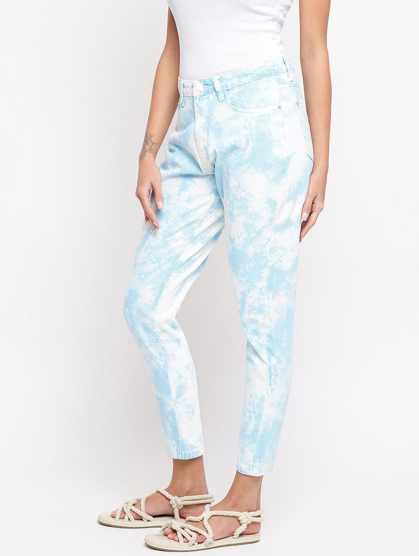 women's tie & dye slim fit jeans - 18455863 - Standard Image - 2