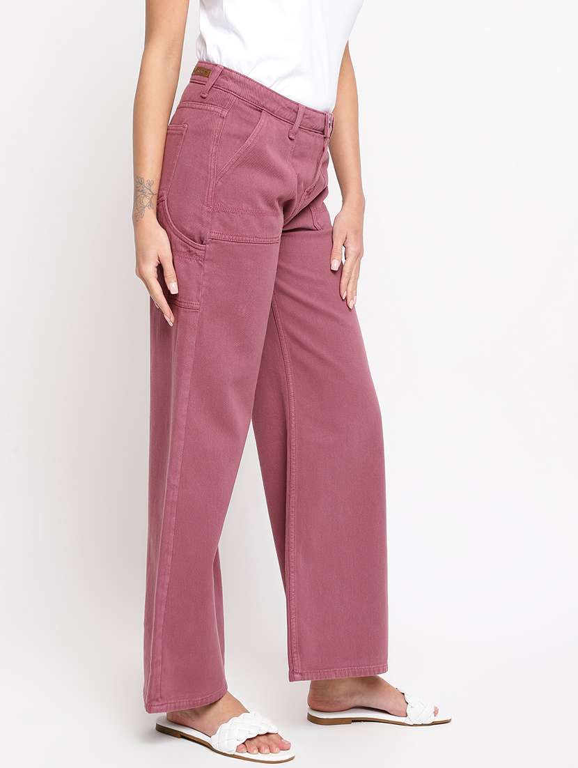 women's plain wide leg jeans - 18455864 -  Standard Image - 2