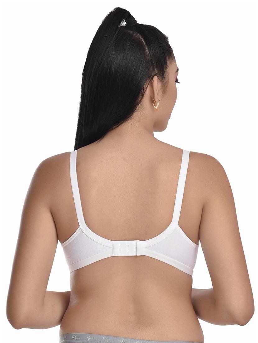 white non padded regular bra - 18456975 - Standard Image - 2