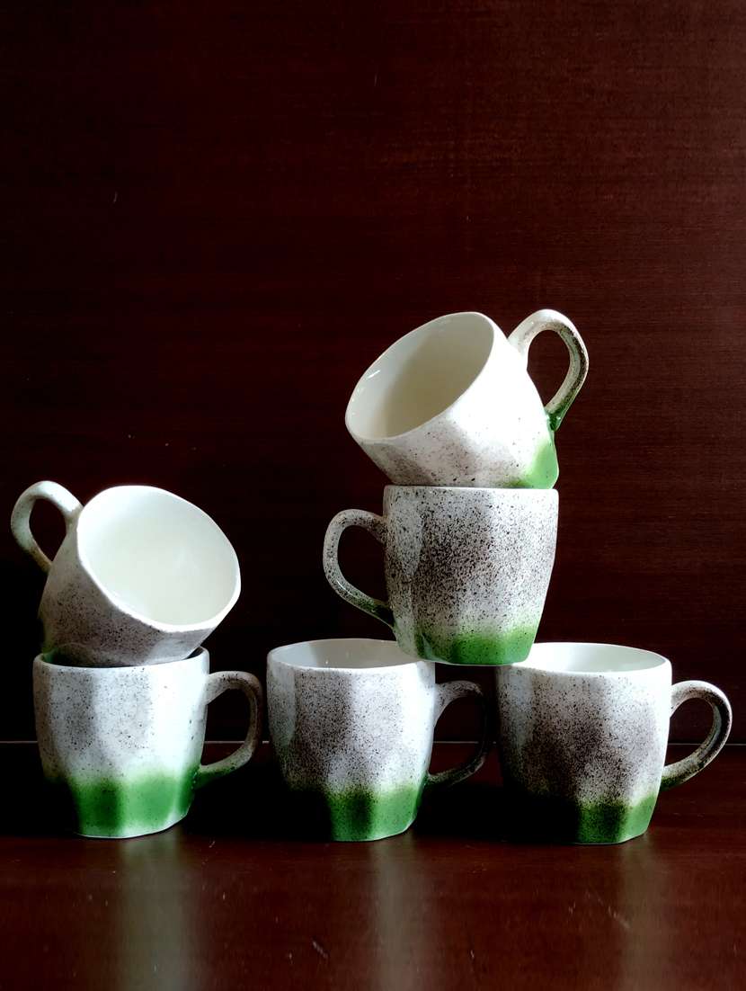 designer set of 6 cups | cup set | tea cups | set of 6 cups | ceramic