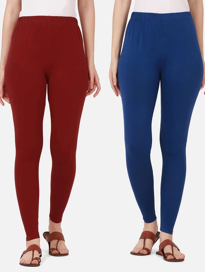 pack of 2 solid leggings 