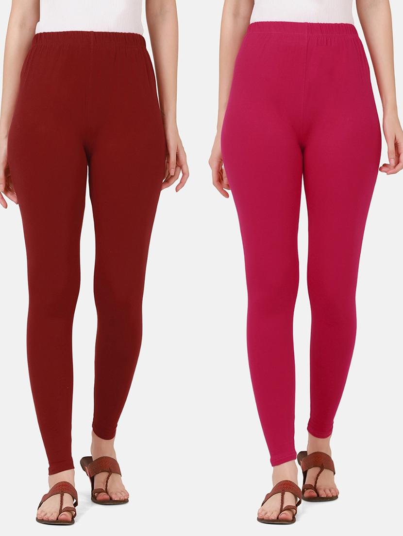 pack of 2 solid leggings - 18457064 - Zoom Image - 0