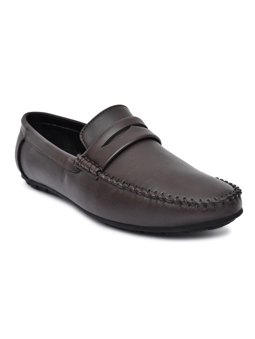 men brown slip on loafer - 18457756 - Zoom Image - 0