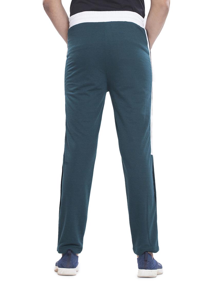 teal grey side-taped full length track pant - 18458339 - Standard Image - 2