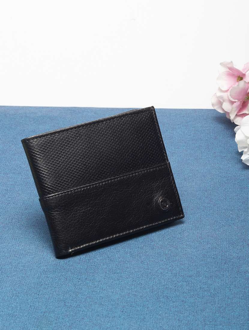 black leather wallet