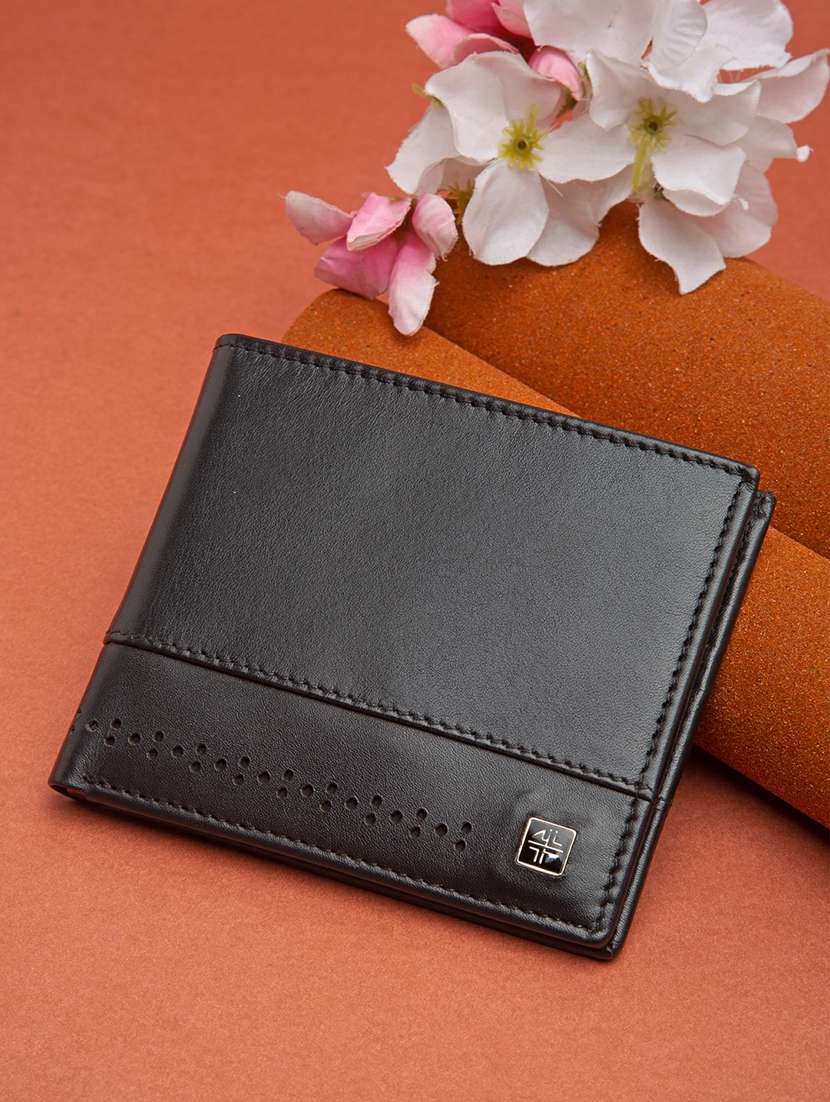 black leather wallet