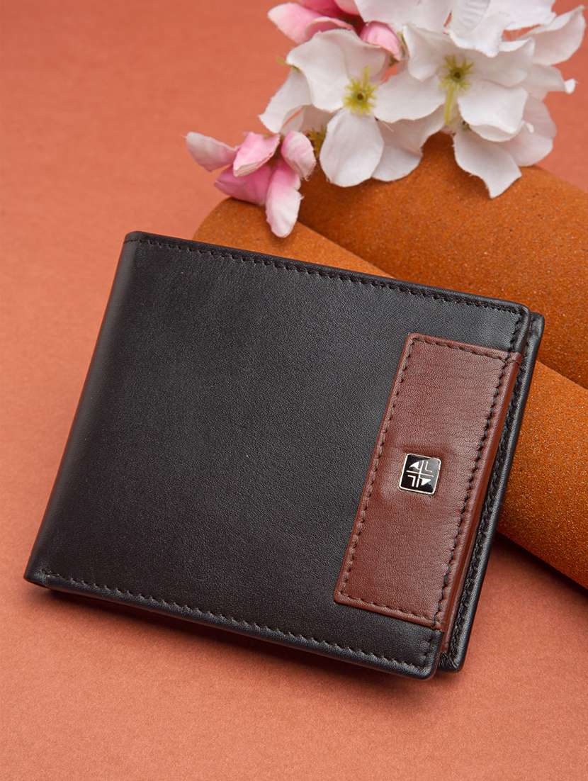 black leather wallet