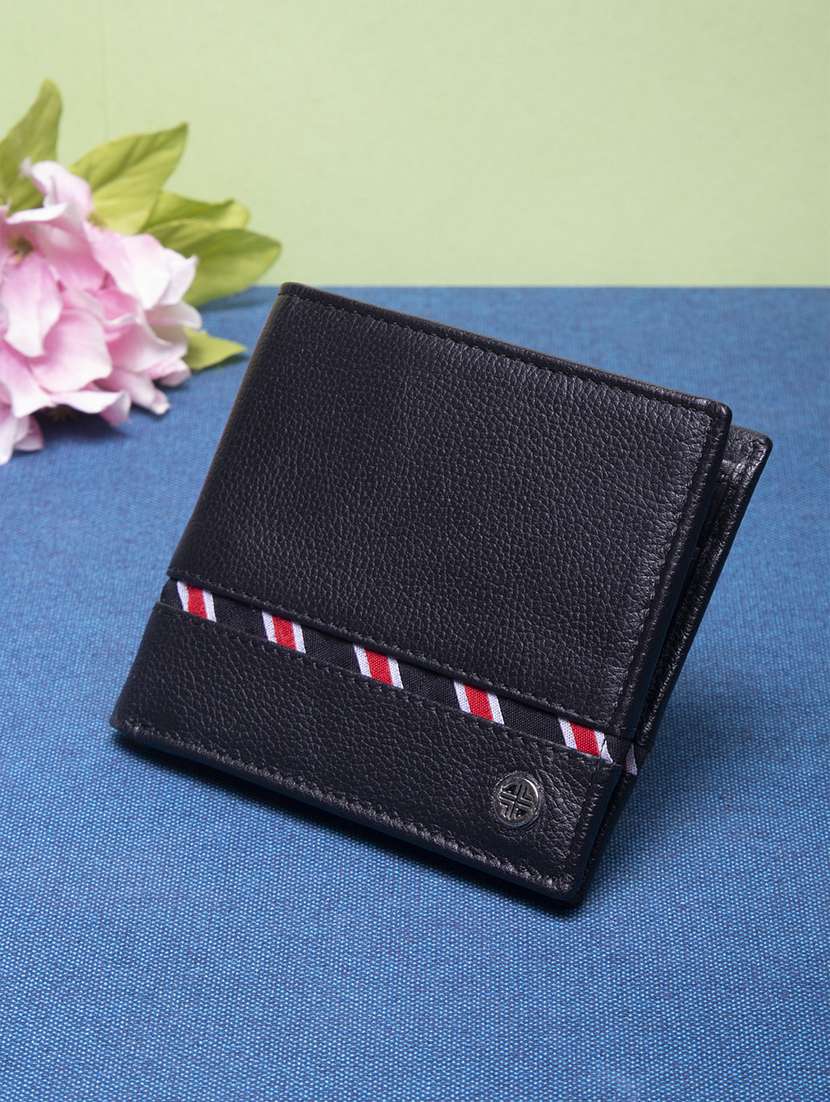 black leather wallet