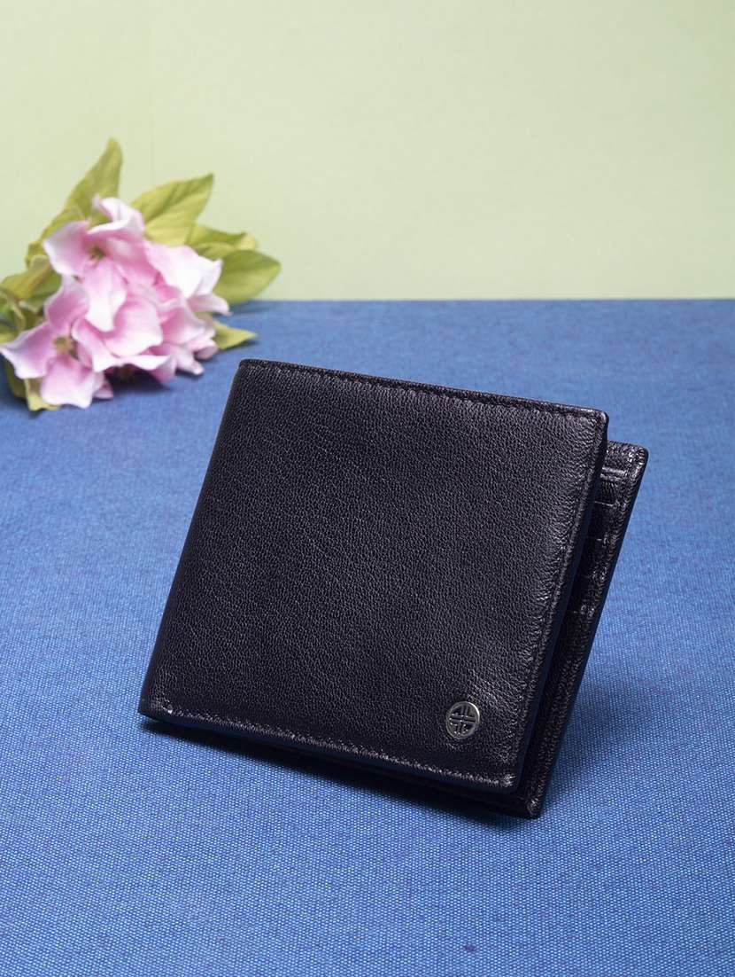black leather wallet