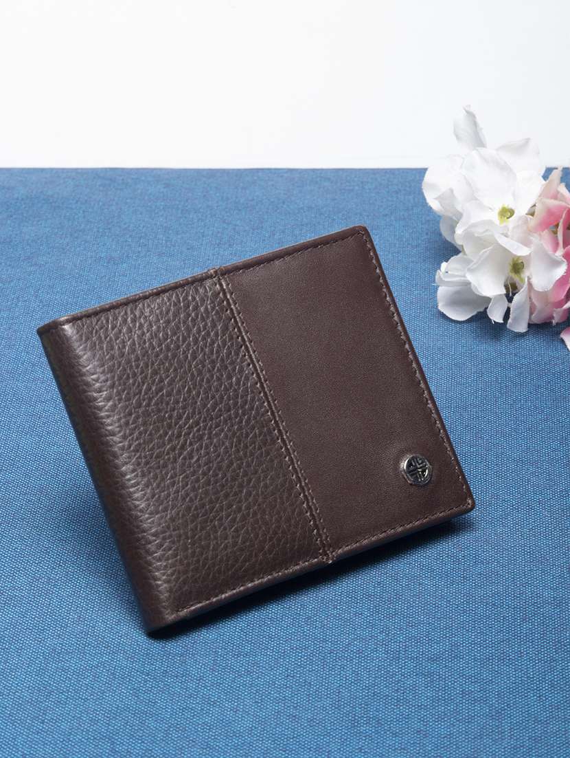 brown leather wallet