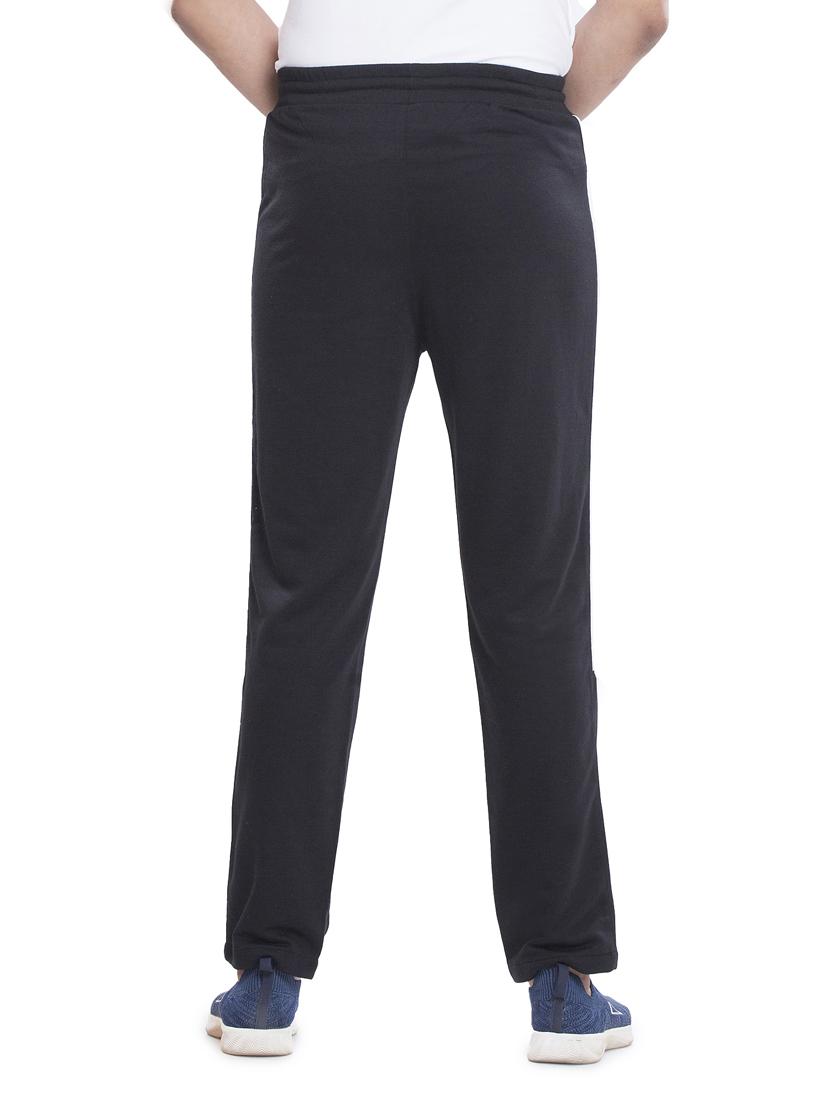 black side-taped full length track pant - 18459130 - Standard Image - 2