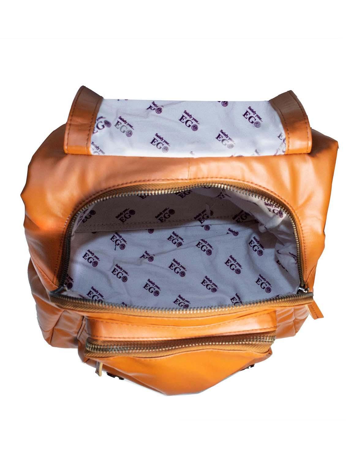 tan solid regular backpack - 18459162 - Standard Image - 2