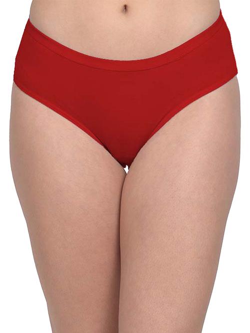 red solid regular panty - 18459764 - Standard Image - 0