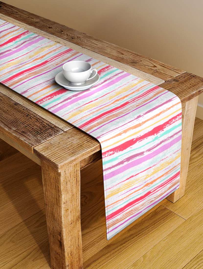 alina decor digital printed table runner for center and dining tabale - 13x54 inch