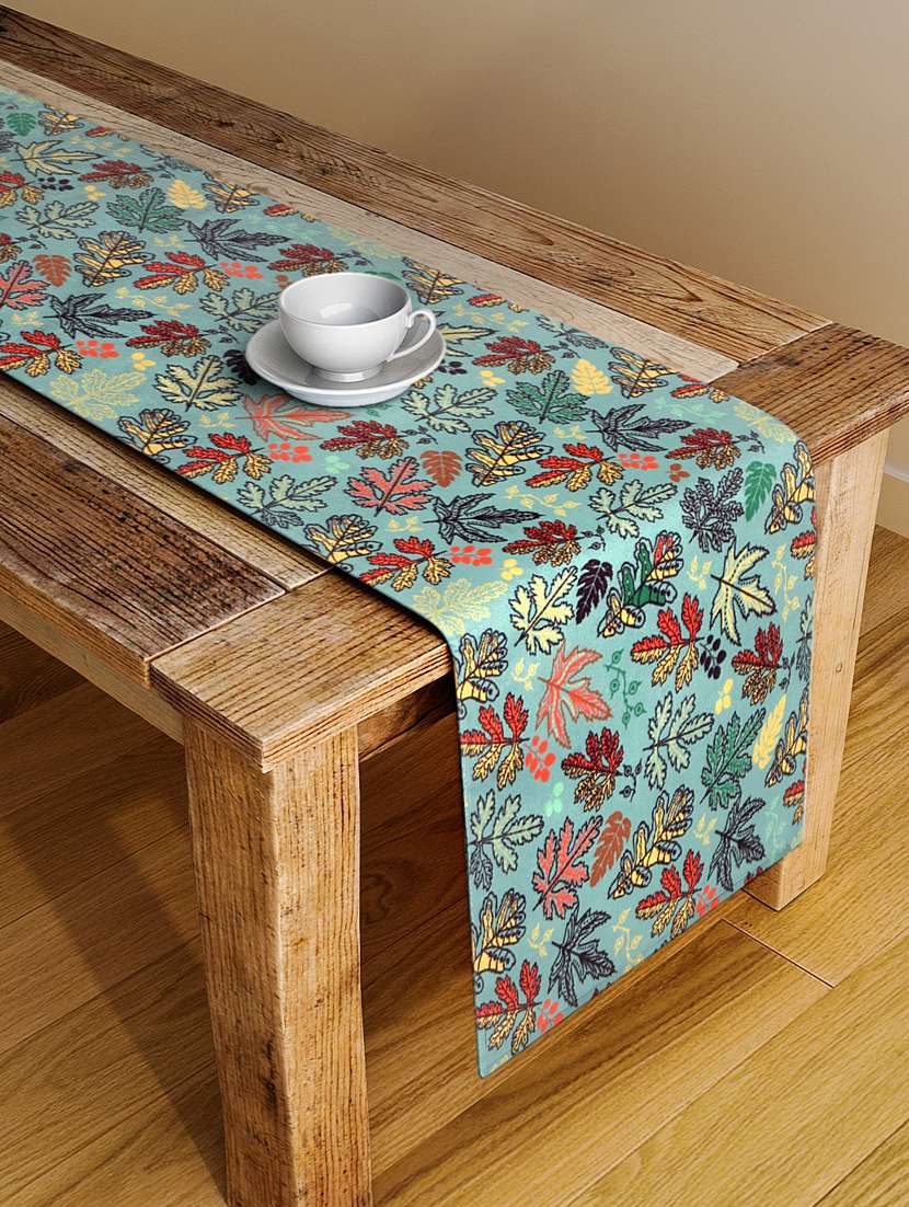 alina decor digital printed table runner for center and dining tabale - 13x56 inch