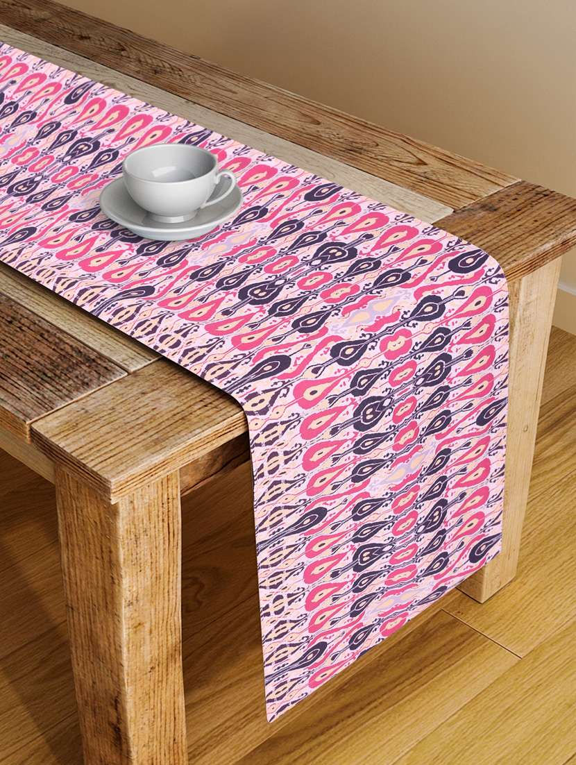 alina decor digital printed table runner for center and dining tabale - 13x56 inch