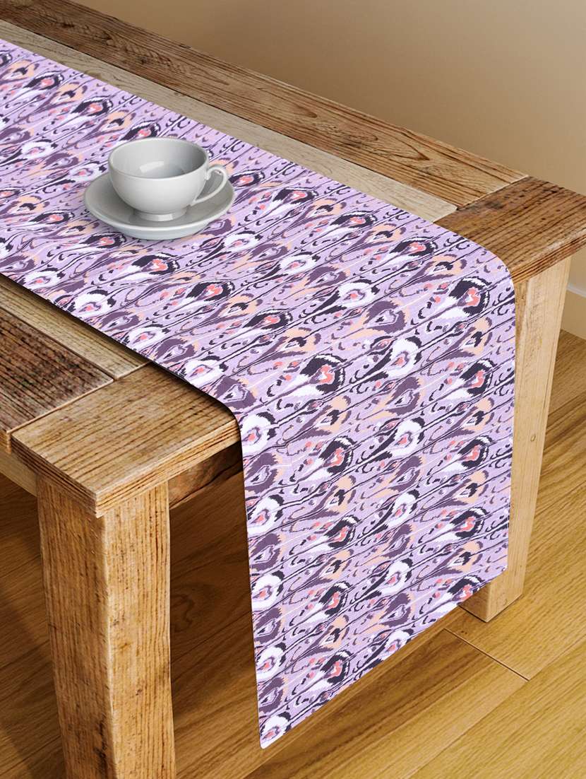 alina decor digital printed table runner for center and dining tabale - 13x56 inch