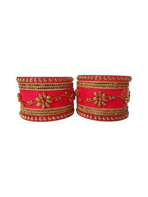 pink designer chuda set - 18460535 - Standard Image - 0