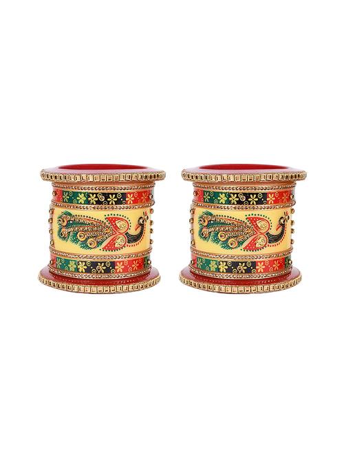 multi colored designer chuda set for women - 18460549 -  Standard Image - 0