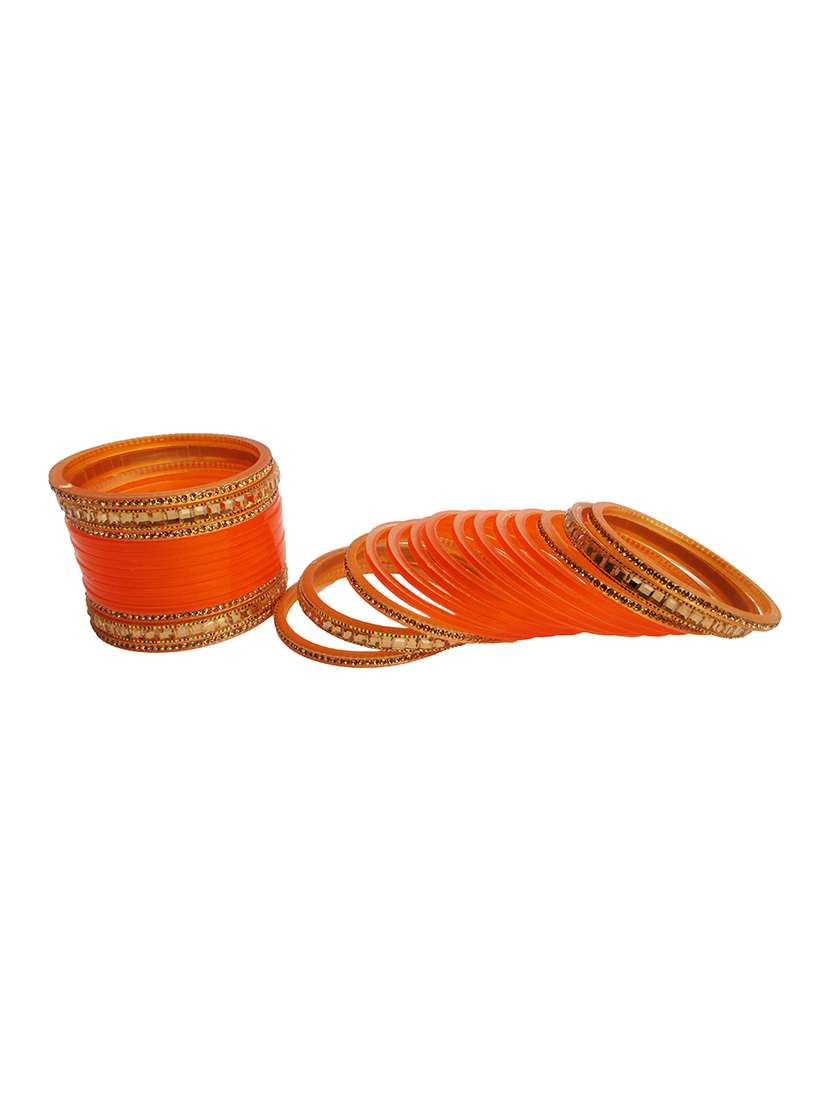 orange plastic bangle - 18460561 -  Standard Image - 2