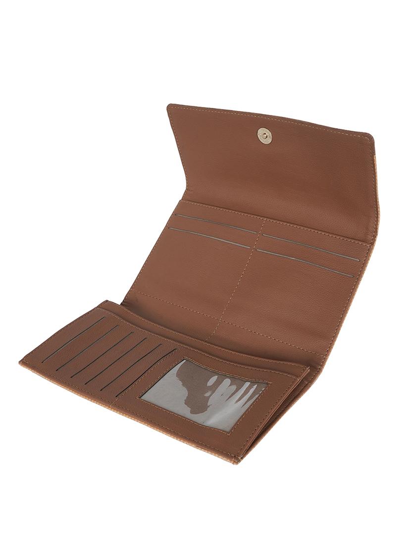 brown textured wallet - 18460672 - Standard Image - 2