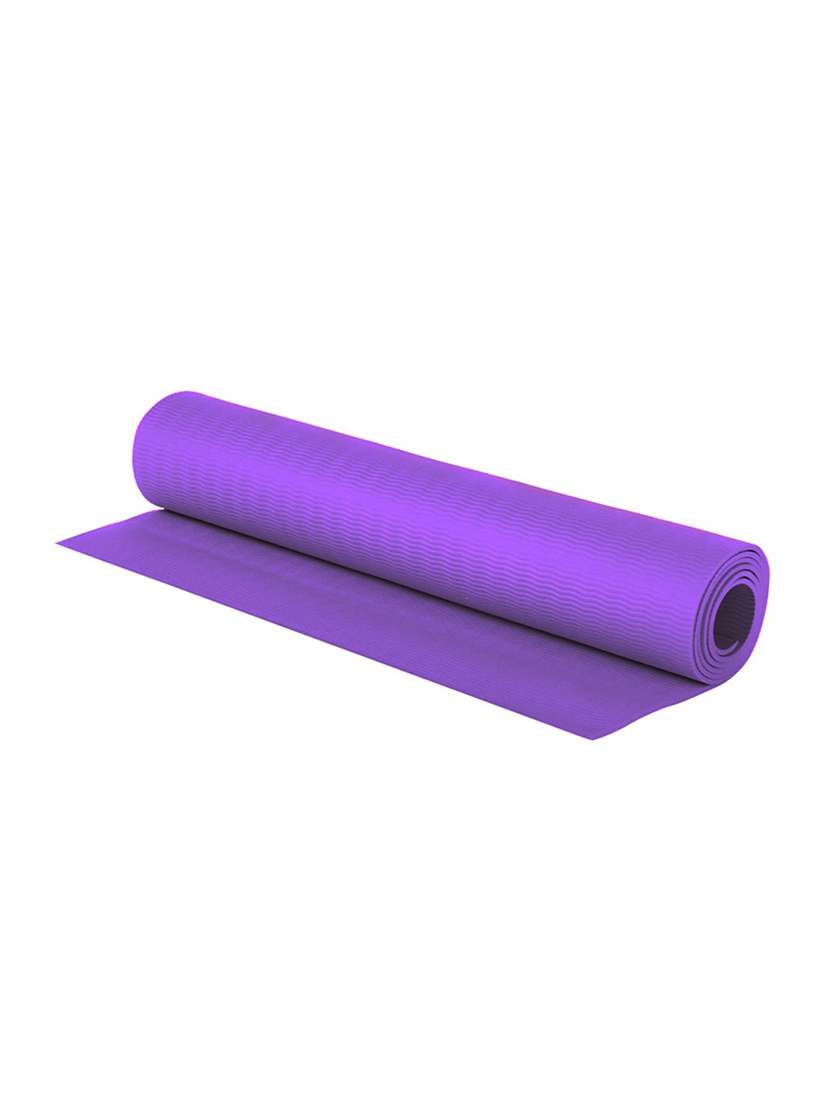 purple unisex textured anti skid yoga mat