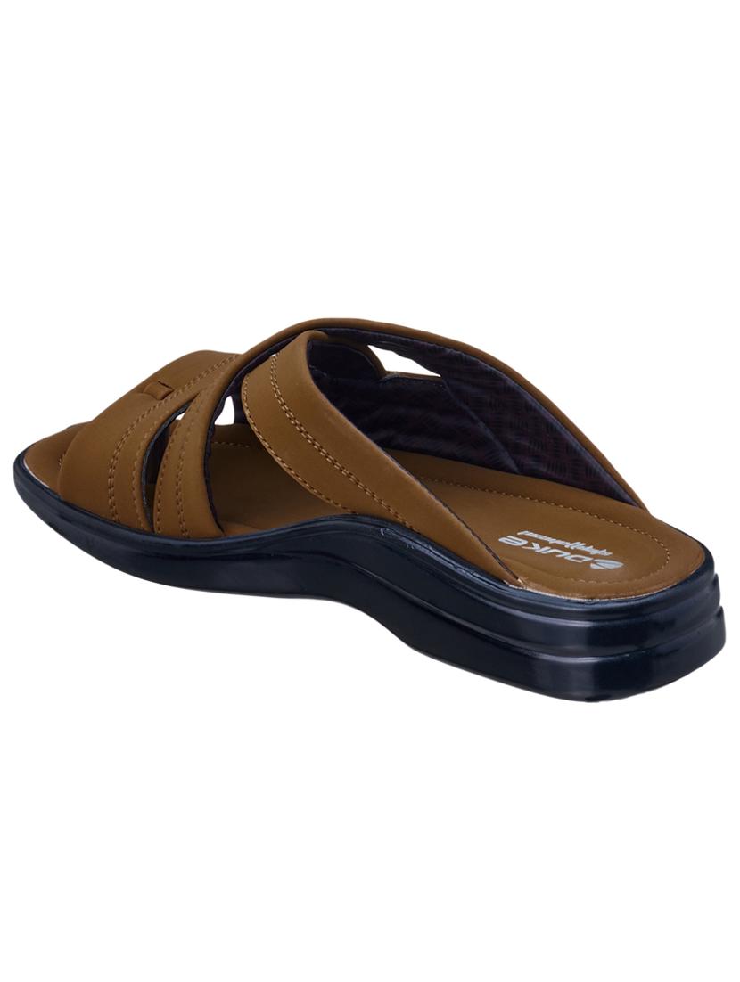 men beige slip on sandal - 18461656 - Standard Image - 2