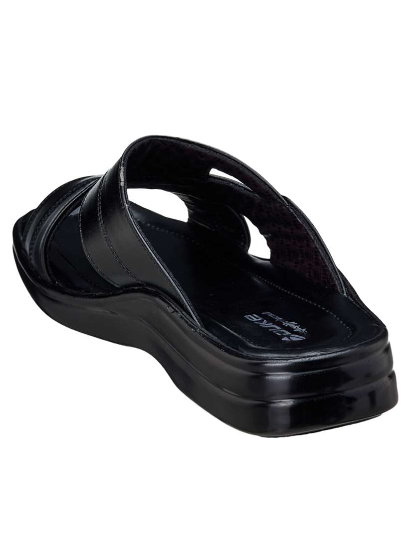 men black slip on sandal - 18461661 -  Standard Image - 2