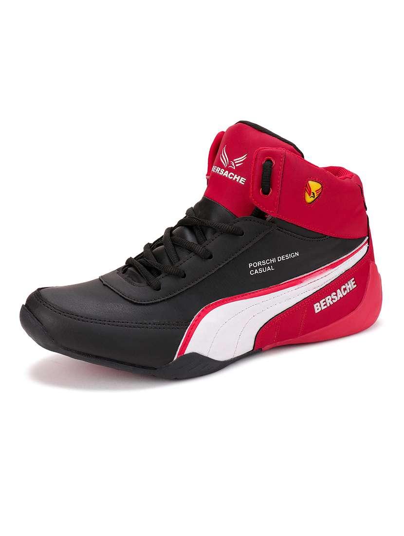 multi colored color block sports shoe 