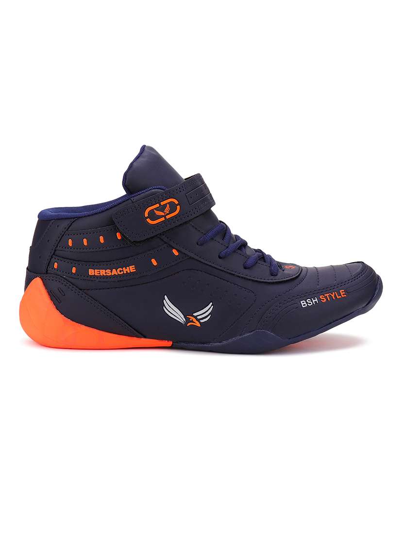 men blue lace up sport shoe - 18461669 - Standard Image - 2