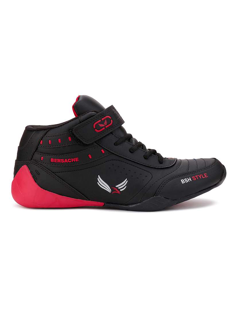 men black lace up sport shoe - 18461670 - Standard Image - 2