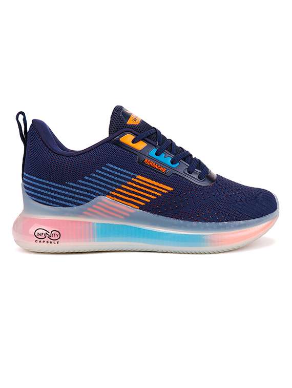 men blue lace up sport shoe - 18461689 - Standard Image - 2
