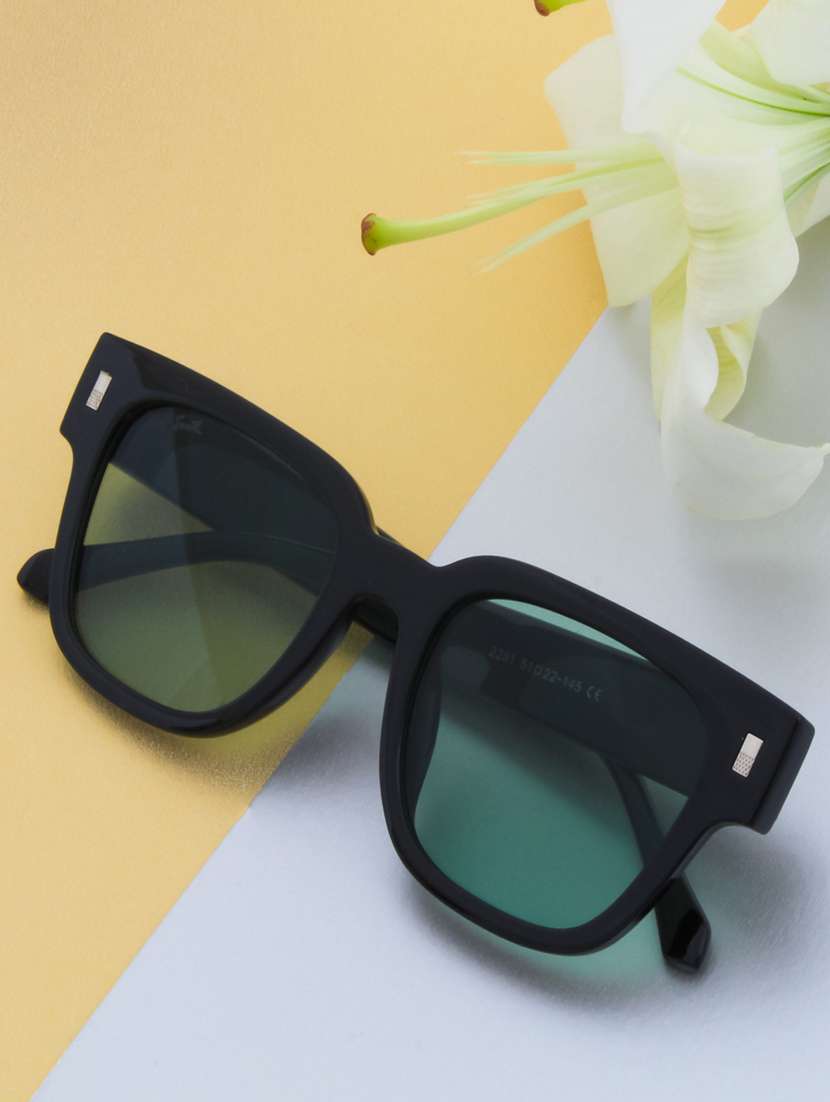 lucca wayfarer in green brown