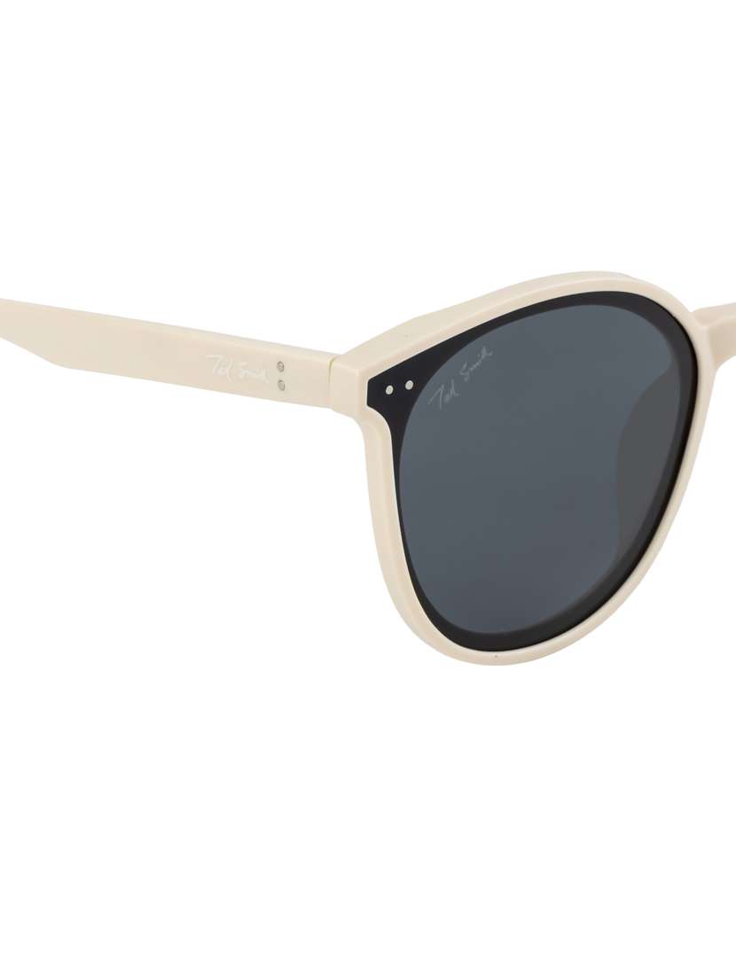 Anny Round In Grey Sunglasses 