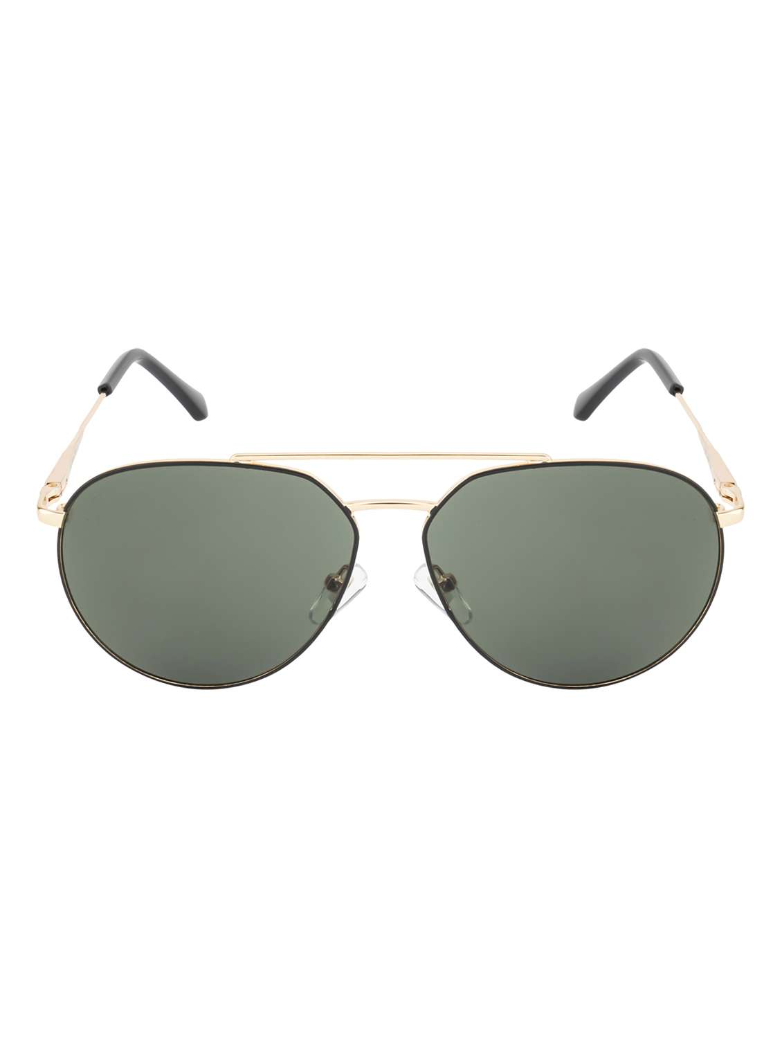 fleming aviator in green sunglasses 