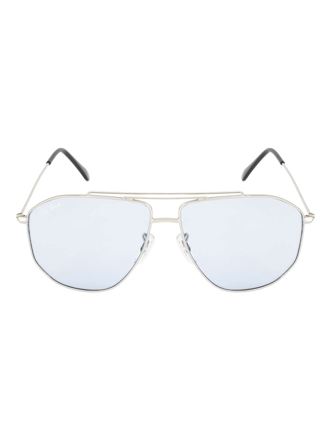 celeste aviator in blue sunglasses 