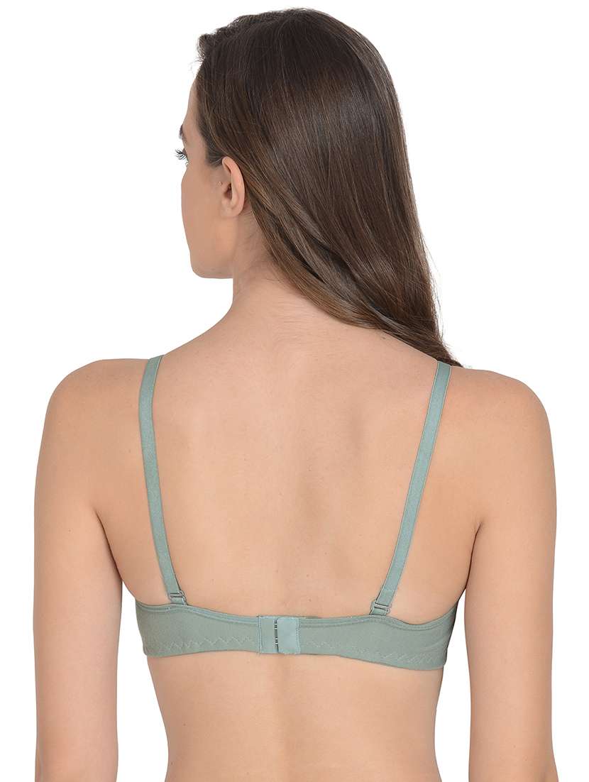 green lightly padded regular bra - 18462596 -  Standard Image - 2