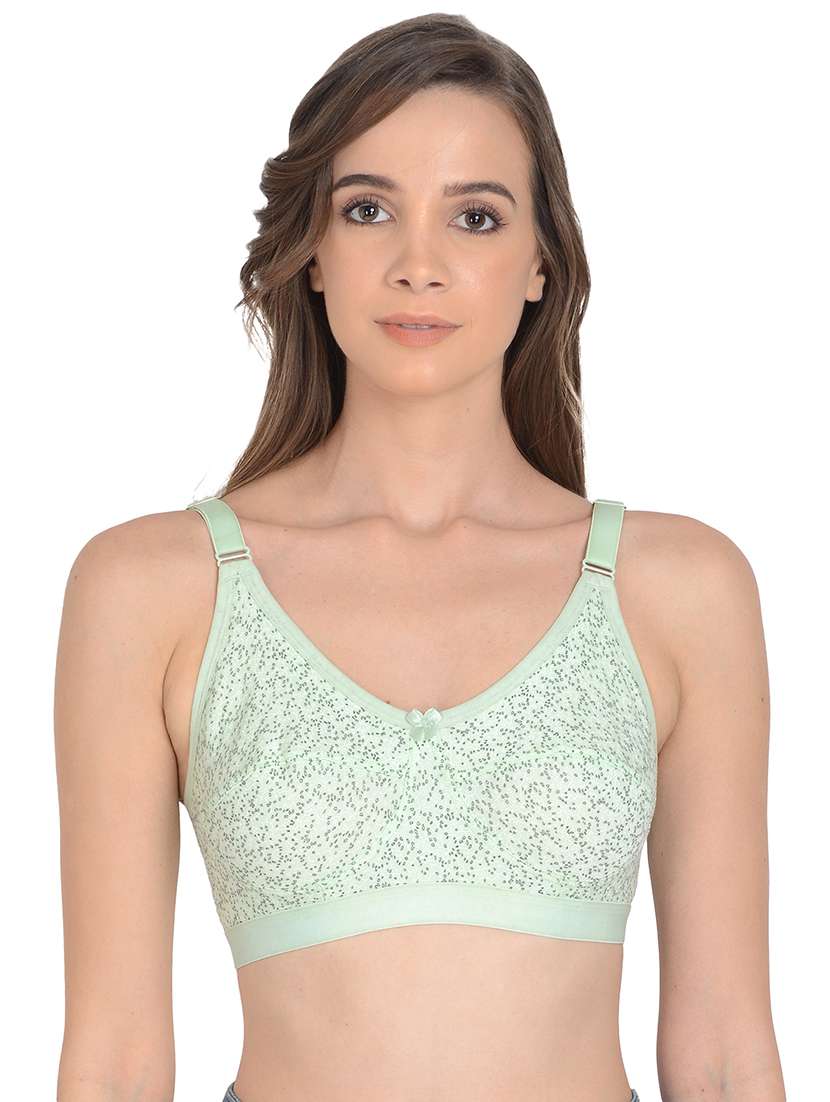 sea green non padded regular bra