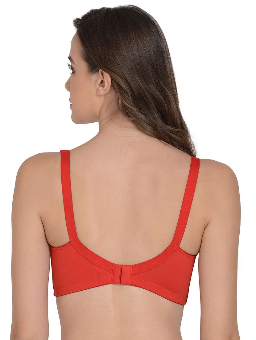 red non padded regular bra - 18462617 -  Standard Image - 2
