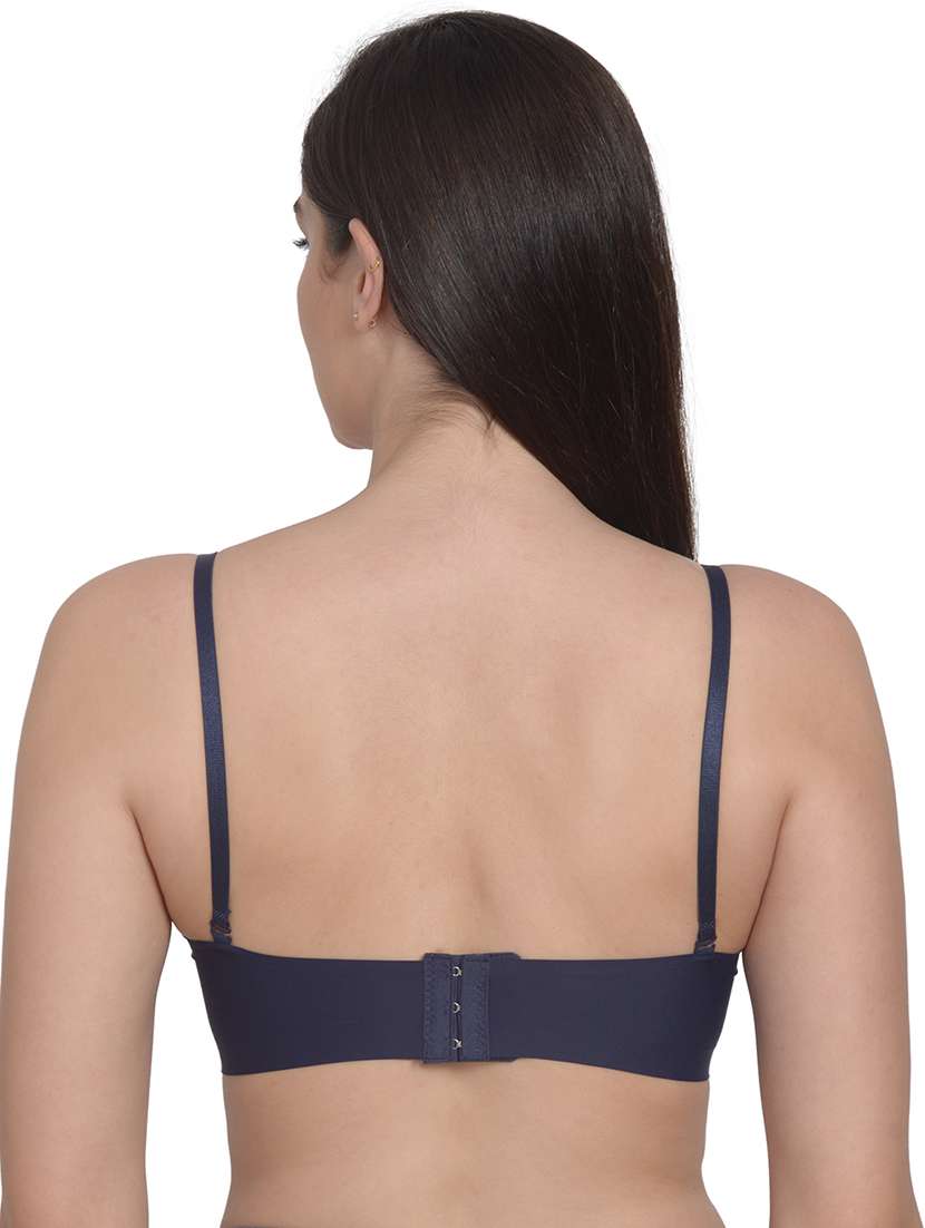 navy blue lightly padded bra - 18462627 - Standard Image - 2