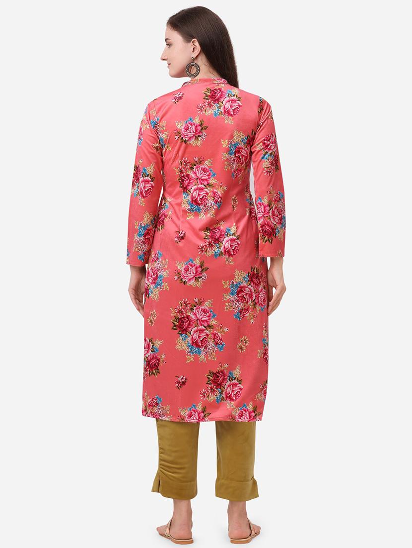 floral printed kurta pant set - 18462939 - Standard Image - 2