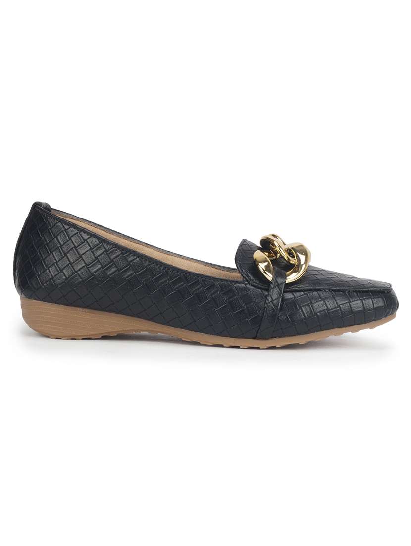 black slip on  ballerina - 18463313 -  Standard Image - 2
