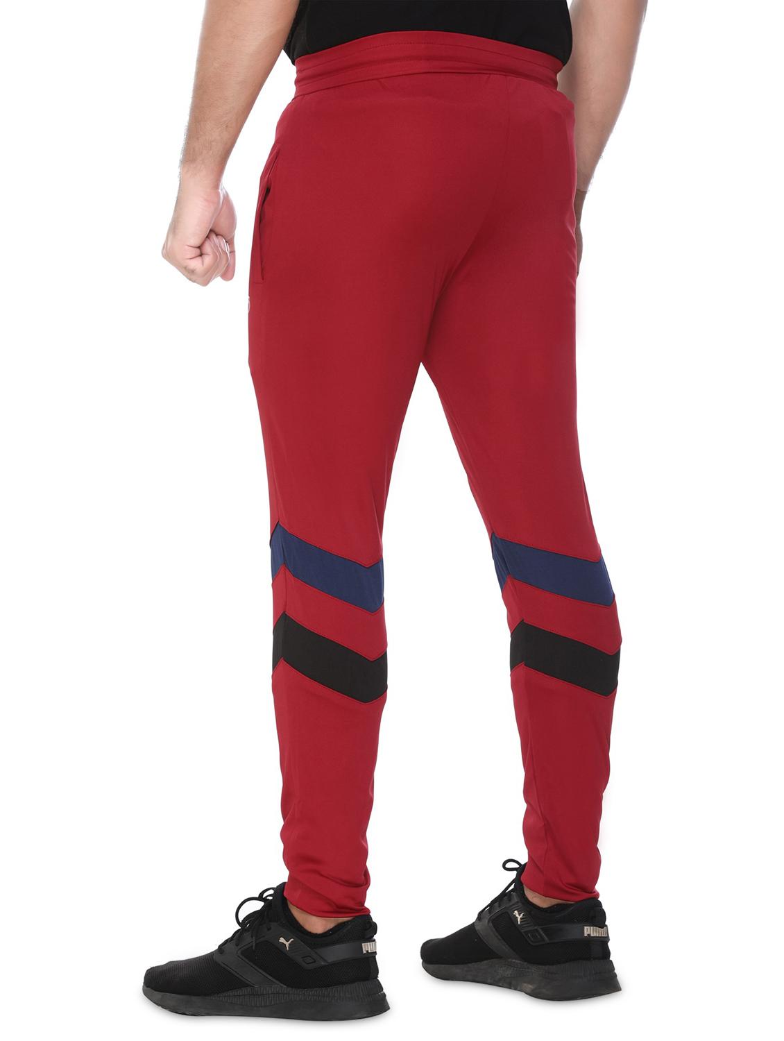 red cut and sew full length track pant - 18465744 - Standard Image - 2