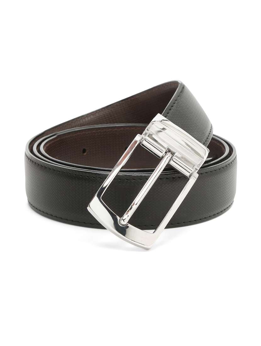 snake chrome leather belt